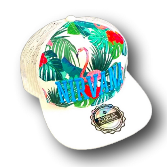 House Of Commons Other - House Of Commons Premium Headwear "Nirvana" White Snap Back Hat - NWT